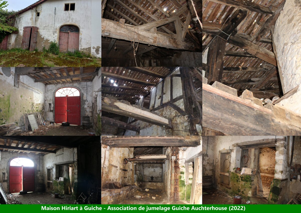 La maison Hiiart Vieux à Guiche