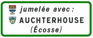 Panneau de jumelage Guiche Auchterhouse